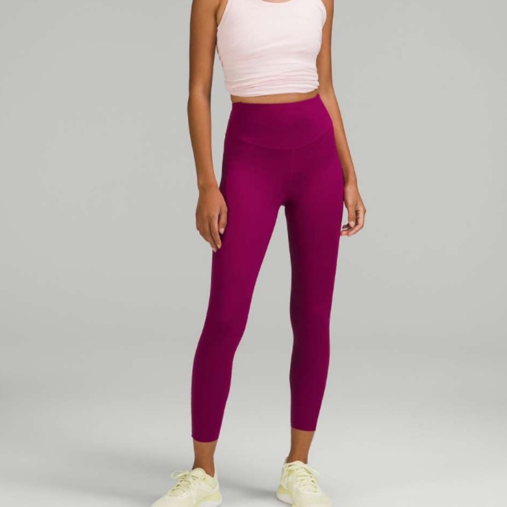 LULULEMON Base Pace High-Rise Running Tight 25" in Magenta Purple